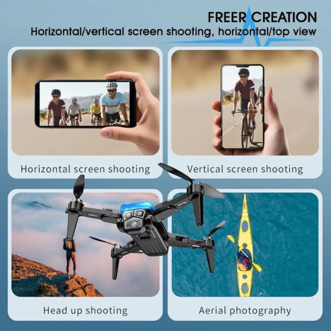 Dron S166 Con Control Con Pantalla