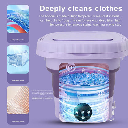 MINI LAVADORA PEGABLE 6L